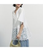 【アンフィーロ 自由区/UNFILO】のレースヘム ギャザーブラウス 人気、トレンドファッション・服の通販 founy(ファニー) ファッション Fashion レディースファッション Fashion for Women トップス・カットソー Cut & Sew Tops シャツ・ブラウス・オフィスカジュアル Elegant Blouses & Button-Ups おすすめ Recommended / Our Picks カーゴパンツ Cargo Pants, Utility Pants ギャザー Gathered, Ruffled スキッパー Skipper, Open Collar デニム Denim, Jeans Material ボトム Bottoms, Lower Wear レース Lace, Lace Fabric 夏 Summer 春 Spring S/S・春夏 SS, Spring/Summer, Warm Season thumbnail オフ|ID: prp329100004925424 ipo3291000000036960531