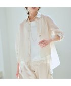 【23区/NIJYUSANKU】の【CanCam掲載】シアータンブラー シャツ 人気、トレンドファッション・服の通販 founy(ファニー) 雑誌掲載アイテム Magazine Picks & Fashion Features ファッション雑誌 Fashion Magazines キャンキャン CanCam ファッション Fashion レディースファッション Fashion for Women トップス・カットソー Cut & Sew Tops シャツ・ブラウス・オフィスカジュアル Elegant Blouses & Button-Ups 春 Spring 4月号 April Issue サテン Satin, Glossy Fabric ジャケット Jacket, Outerwear 雑誌 Magazine, Fashion Magazine タンク Tank Top, Sleeveless Top ダブル Double, Double-Breasted ドレープ Drape, Draping Fabric フェミニン Feminine, Girly ブルゾン Blouson, Bomber Jacket ポケット Pocket, Pocket Detail リラックス Relax, Relaxed Fit ワイド Wide, Wide Fit S/S・春夏 SS, Spring/Summer, Warm Season おすすめ Recommended / Our Picks 夏 Summer エレガント 上品 Elegant 2026年 2026 thumbnail ベージュ系|ID: prp329100004925449 ipo3291000000036960815