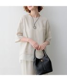 【23区/NIJYUSANKU】の【新色追加/Oggi掲載】ストレッチジョーゼット シアーコンビ カットソー ベージュ系|ID: prp329100004925482 ipo3291000000036961035