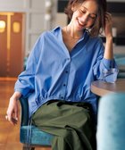 【アンフィーロ 自由区/UNFILO】の【WEB限定カラー】ドロスト イージーケアシャツ 人気、トレンドファッション・服の通販 founy(ファニー) ファッション Fashion レディースファッション Fashion for Women トップス・カットソー Cut & Sew Tops シャツ・ブラウス・オフィスカジュアル Elegant Blouses & Button-Ups 春 Spring ストレッチ Stretch, Stretchy Fabric ビンテージ Vintage, Retro Style ボトム Bottoms, Lower Wear 羽織 Haori, Light Jacket S/S・春夏 SS, Spring/Summer, Warm Season 夏 Summer thumbnail ブルー|ID: prp329100004925515 ipo3291000000036961270