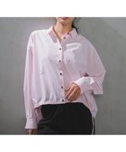 【アンフィーロ 自由区/UNFILO】の【WEB限定カラー】ドロスト イージーケアシャツ 人気、トレンドファッション・服の通販 founy(ファニー) ファッション Fashion レディースファッション Fashion for Women トップス・カットソー Cut & Sew Tops シャツ・ブラウス・オフィスカジュアル Elegant Blouses & Button-Ups 春 Spring ストレッチ Stretch, Stretchy Fabric ビンテージ Vintage, Retro Style ボトム Bottoms, Lower Wear 羽織 Haori, Light Jacket S/S・春夏 SS, Spring/Summer, Warm Season 夏 Summer thumbnail ピンク|ID: prp329100004925515 ipo3291000000036961274