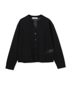 【アンフィーロ 自由区/UNFILO】のシアーフォルムニット キーネックカーディガン ブラック|ID: prp329100004925569 ipo3291000000036961650