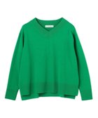 【アンフィーロ 自由区/UNFILO】のマイビューティニット Vネック グリーン|ID: prp329100004925576 ipo3291000000036961696