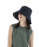 【ムーンバット/MOONBAT】の【一級遮光/UVカット】UVラフィネハット(つばの広さノーマル)速乾/接触冷感/手洗いOK/サイズ調整可能/抗菌防臭加工 ネイビーブルー|ID: prp329100004925600 ipo3291000000036961951