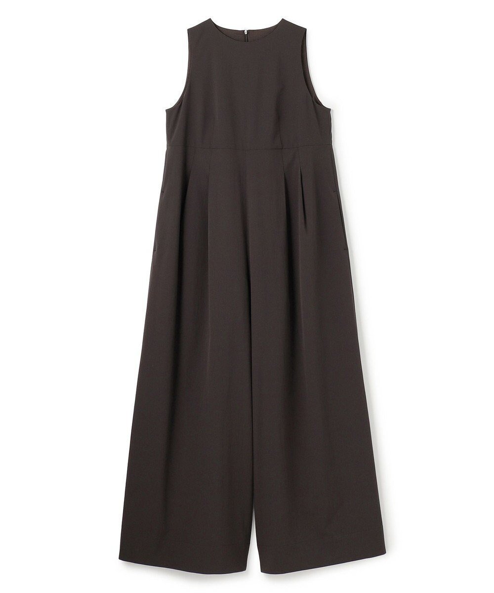 【アンクレイヴ/uncrave】のクールタッチカラータイプライター オールインワン インテリア・キッズ・メンズ・レディースファッション・服の通販 founy(ファニー) 　ファッション　Fashion　レディースファッション　Fashion for Women　ワンピース　Dresses　オールインワン・ワンピース　Dresses and Jumpsuits　サロペット&オールインワン　Dungarees & Jumpsuit Styles　春　Spring　吸水　Absorbent, Quick-Dry　ジャケット　Jacket, Outerwear　タイプライター　Typewriter Fabric, Crisp Cotton　トレンド　Trend, Trending Now　フィット　Fit, Slim Fit　フレア　Flare, Flared　ペプラム　Peplum, Flared Hem　マキシ　Maxi, Full Length　リラックス　Relax, Relaxed Fit　ワイド　Wide, Wide Fit　S/S・春夏　SS, Spring/Summer, Warm Season　夏　Summer　ダークブラウン|ID: prp329100004925616 ipo3291000000036962029