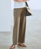 【23区/NIJYUSANKU】の【CanCam・CLASSY.掲載】リネンレーヨンストレッチ ワイドパンツ モカ系|ID: prp329100004925627 ipo3291000000036962089