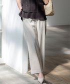 【23区/NIJYUSANKU】の【CanCam・CLASSY.掲載】リネンレーヨンストレッチ ワイドパンツ ベージュ系|ID: prp329100004925627 ipo3291000000036962097