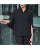 【アイシービー/iCB】の【WEB限定カラーあり】FluidBackSatin ドルマンスリーブボウタイブラウス 人気、トレンドファッション・服の通販 founy(ファニー) ファッション Fashion レディースファッション Fashion for Women トップス・カットソー Cut & Sew Tops シャツ・ブラウス・オフィスカジュアル Elegant Blouses & Button-Ups エレガント 上品 Elegant 春 Spring サテン Satin, Glossy Fabric シンプル Simple, Minimal セットアップ Set-Up, Coordinated Outfit なめらか Smooth, Silky Texture ワイド Wide, Wide Fit S/S・春夏 SS, Spring/Summer, Warm Season おすすめ Recommended / Our Picks 夏 Summer 2026年 2026 thumbnail ブラック|ID: prp329100004925632 ipo3291000000036962117