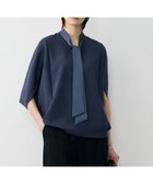 【アイシービー/iCB】の【WEB限定カラーあり】FluidBackSatin ドルマンスリーブボウタイブラウス 人気、トレンドファッション・服の通販 founy(ファニー) ファッション Fashion レディースファッション Fashion for Women トップス・カットソー Cut & Sew Tops シャツ・ブラウス・オフィスカジュアル Elegant Blouses & Button-Ups エレガント 上品 Elegant 春 Spring サテン Satin, Glossy Fabric シンプル Simple, Minimal セットアップ Set-Up, Coordinated Outfit なめらか Smooth, Silky Texture ワイド Wide, Wide Fit S/S・春夏 SS, Spring/Summer, Warm Season おすすめ Recommended / Our Picks 夏 Summer 2026年 2026 thumbnail ダルブルー|ID: prp329100004925632 ipo3291000000036962119