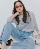 【23区/NIJYUSANKU】の【洗える】シャイニーシアー ボートネック ニット スカイブルー系|ID: prp329100004925639 ipo3291000000036962156