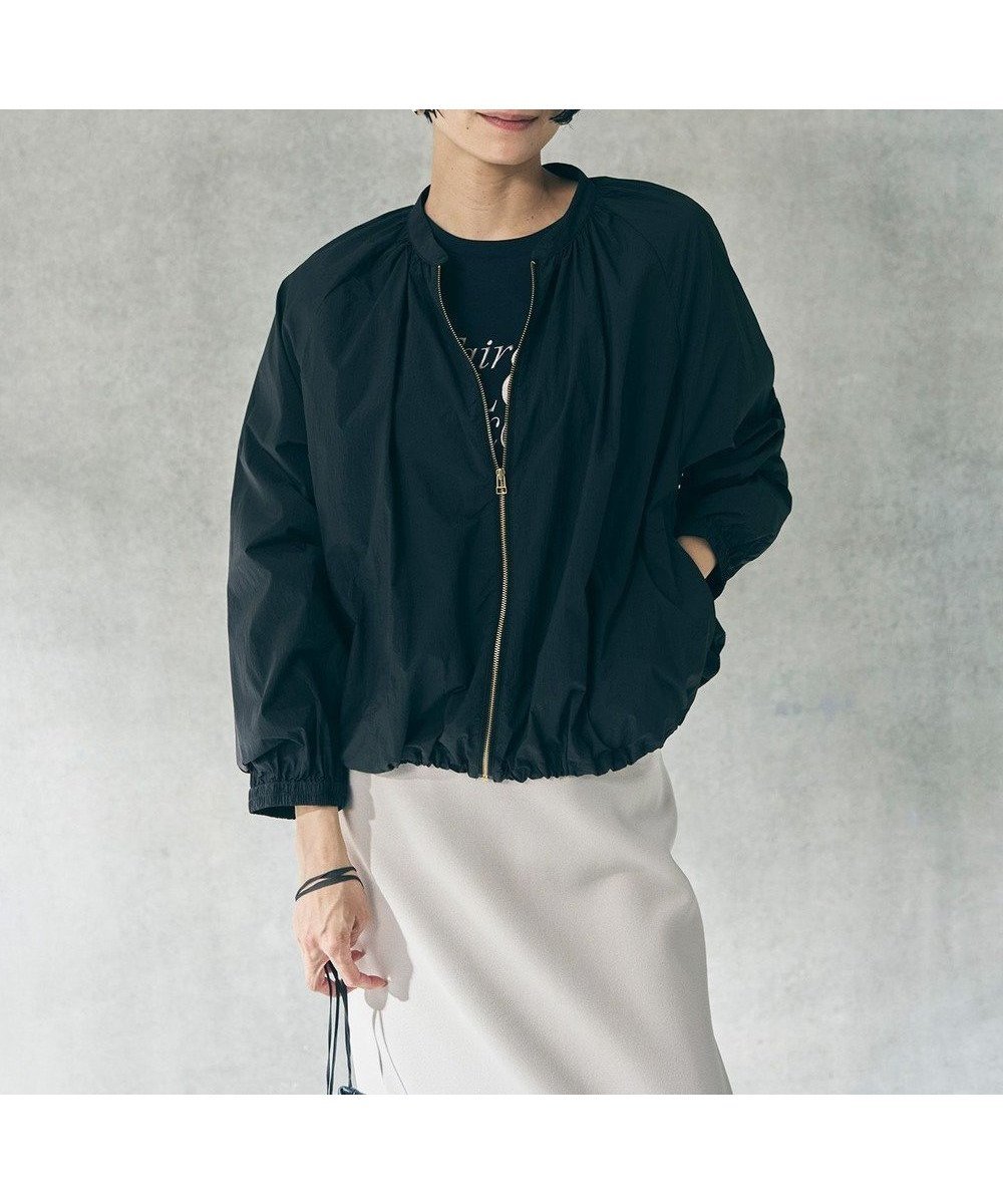 【アンフィーロ 自由区/UNFILO】の【VERY掲載】My everyday ブルゾン インテリア・キッズ・メンズ・レディースファッション・服の通販 founy(ファニー) 　雑誌掲載アイテム　Magazine Picks & Fashion Features　ファッション雑誌　Fashion Magazines　ヴェリィ　VERY　ファッション　Fashion　レディースファッション　Fashion for Women　アウター　Coat / Outerwear Collection　レディースジャケット・軽アウター　Jackets　ブルゾンジャケット・スポーティアウター　Blouson Jackets　春　Spring　5月号　May Issue　ギャザー　Gathered, Ruffled　軽量　Lightweight, Ultra Light　ジャケット　Jacket, Outerwear　スリーブ　Sleeve, Long Sleeve / Short Sleeve　雑誌　Magazine, Fashion Magazine　フィット　Fit, Slim Fit　フォルム　Silhouette, Form　ブルゾン　Blouson, Bomber Jacket　ポケット　Pocket, Pocket Detail　S/S・春夏　SS, Spring/Summer, Warm Season　再入荷　Restock / Back in Stock　夏　Summer　新作・新入荷　New Arrivals / New In　ブラック|ID: prp329100004925658 ipo3291000000036962255