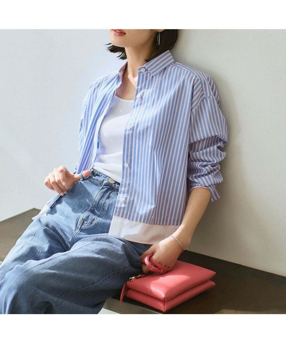 【23区/NIJYUSANKU】の【Oggi掲載】CANCLINI レギュラーカラー ストライプ クロップドシャツ インテリア・キッズ・メンズ・レディースファッション・服の通販 founy(ファニー) 雑誌掲載アイテム Magazine Picks & Fashion Features ファッション雑誌 Fashion Magazines オッジ Oggi ファッション Fashion レディースファッション Fashion for Women トップス・カットソー Cut & Sew Tops シャツ・ブラウス・オフィスカジュアル Elegant Blouses & Button-Ups イエロー Yellow イタリア Italy インポート Imported Fashion 春 Spring クロップド Cropped, Short Length コンパクト Compact, Small Size 4月号 April Issue ストライプ Stripe, Striped Pattern 雑誌 Magazine, Fashion Magazine タンク Tank Top, Sleeveless Top ツイル Twist, Twisted Detail バランス Balance, Style Balance ベーシック Basic, Essential 無地 Plain, Solid Color リラックス Relax, Relaxed Fit レギュラー Regular, Standard Fit ワイド Wide, Wide Fit S/S・春夏 SS, Spring/Summer, Warm Season 夏 Summer エレガント 上品 Elegant 2026年 2026 サックス×ピンクストライプ|ID: prp329100004925661 ipo3291000000036962285