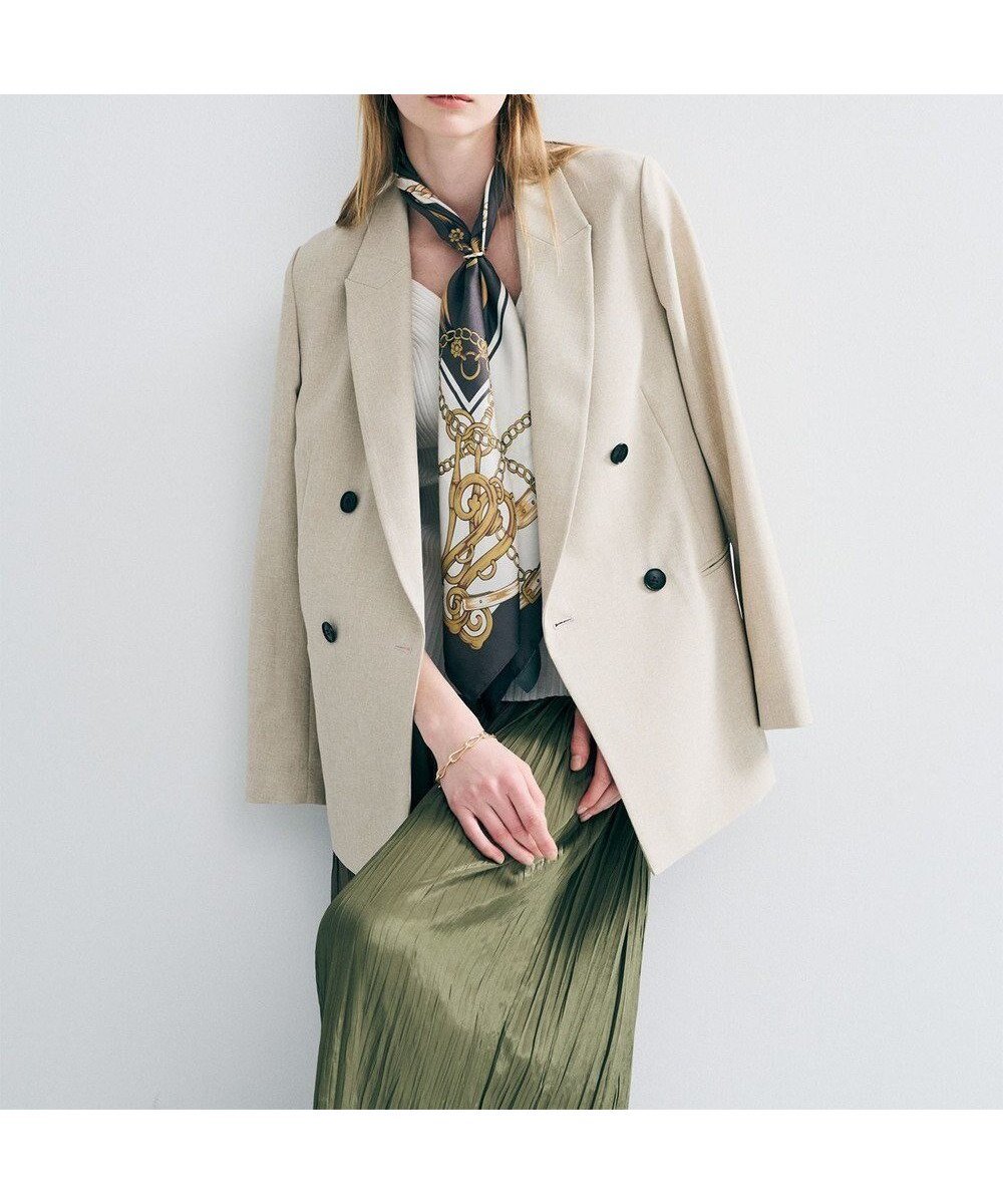 【アンクレイヴ/uncrave】のウォッシャブルドライサップ ジャケット インテリア・キッズ・メンズ・レディースファッション・服の通販 founy(ファニー) 　ファッション　Fashion　レディースファッション　Fashion for Women　アウター　Coat / Outerwear Collection　レディースジャケット・軽アウター　Jackets　テーラードジャケット / 通勤・きれいめスタイル　Tailored Jackets & Blazers　オックス　Oxford Fabric　春　Spring　今季　This Season, Current Season　サスペンダー　Suspenders, Braces　ジャケット　Jacket, Outerwear　セットアップ　Set-Up, Coordinated Outfit　定番　Standard, Basic Item　バランス　Balance, Style Balance　ワイド　Wide, Wide Fit　S/S・春夏　SS, Spring/Summer, Warm Season　おすすめ　Recommended / Our Picks　夏　Summer　シャンブレーベージュ|ID: prp329100004925686 ipo3291000000036962430