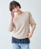 【エニー/ANY】のアクリルガーターニット グレージュ|ID: prp329100004925714 ipo3291000000036962594