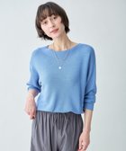 【エニー/ANY】のアクリルガーターニット ブルー|ID: prp329100004925714 ipo3291000000036962596