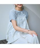 【23区/NIJYUSANKU】の【新色追加/見上愛さん着用】レーヨンポリエステルストレッチ プルオーバー ニット スカイブルー系|ID: prp329100004925731 ipo3291000000036962697