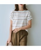 【23区/NIJYUSANKU】の【新色追加/見上愛さん着用】レーヨンポリエステルストレッチ プルオーバー ニット オフ×ベージュ系|ID: prp329100004925731 ipo3291000000036962702