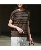 【23区/NIJYUSANKU】の【新色追加/見上愛さん着用】レーヨンポリエステルストレッチ プルオーバー ニット ダークモカ×ネイビー系|ID: prp329100004925731 ipo3291000000036962704