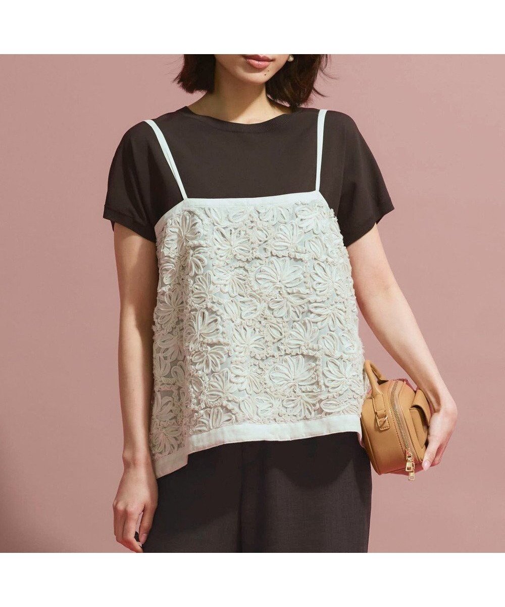 【23区/NIJYUSANKU】の【新色追加/見上愛さん着用】レーヨンポリエステルストレッチ プルオーバー ニット インテリア・キッズ・メンズ・レディースファッション・服の通販 founy(ファニー) 　ファッション　Fashion　レディースファッション　Fashion for Women　トップス・カットソー　Cut & Sew Tops　ニット　Knit Tops & Sweaters　カジュアルプルオーバー・ニットトップス　Pullovers & Knit Tops / Casual Pullovers　インナー　Innerwear　オレンジ　Orange　春　Spring　カーディガン　Cardigan, Knitwear　ジャケット　Jacket, Outerwear　スリーブ　Sleeve, Long Sleeve / Short Sleeve　セーター　Sweater, Knitwear　定番　Standard, Basic Item　人気　Popular, Best Seller　フレンチ　French, French Style　ベーシック　Basic, Essential　ボーダー　Border, Stripe　S/S・春夏　SS, Spring/Summer, Warm Season　夏　Summer　エレガント 上品　Elegant　ビジネス 仕事 通勤　Business / Work / Commuting　2026年　2026　ダークブラウン系|ID: prp329100004925731 ipo3291000000036962710