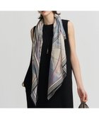 【23区/NIJYUSANKU】のコットンシルク マップ柄 ストール モノトーン|ID: prp329100004925734 ipo3291000000036962724