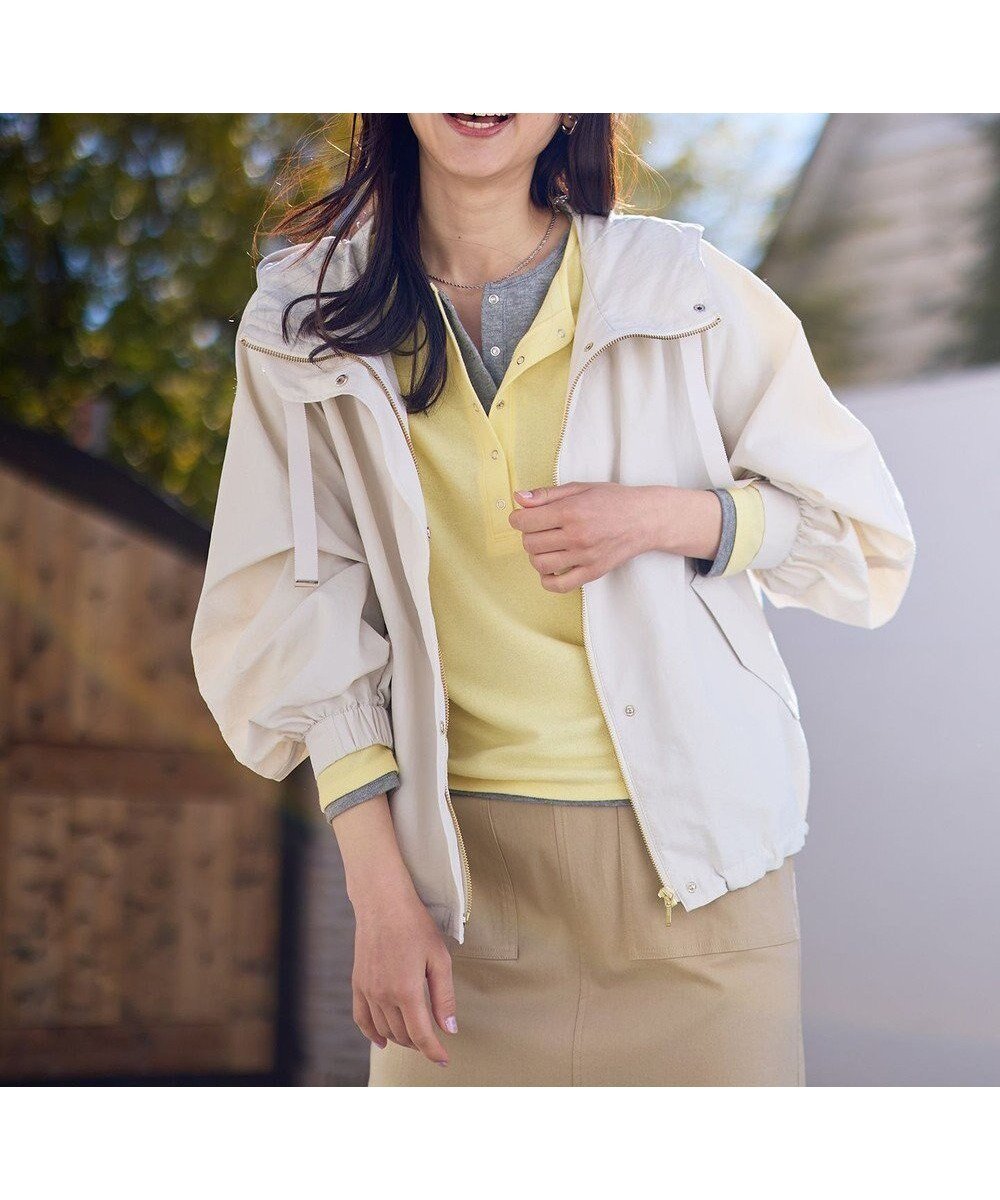 【エニー/ANY】の撥水マウンテンパーカー インテリア・キッズ・メンズ・レディースファッション・服の通販 founy(ファニー) 　ファッション　Fashion　レディースファッション　Fashion for Women　アウター　Coat / Outerwear Collection　レディースジャケット・軽アウター　Jackets　春　Spring　ジャケット　Jacket, Outerwear　スピンドル　Spindle, Drawcord　パーカー　Hoodie, Parka　S/S・春夏　SS, Spring/Summer, Warm Season　夏　Summer　エクリュ|ID: prp329100004925740 ipo3291000000036962746