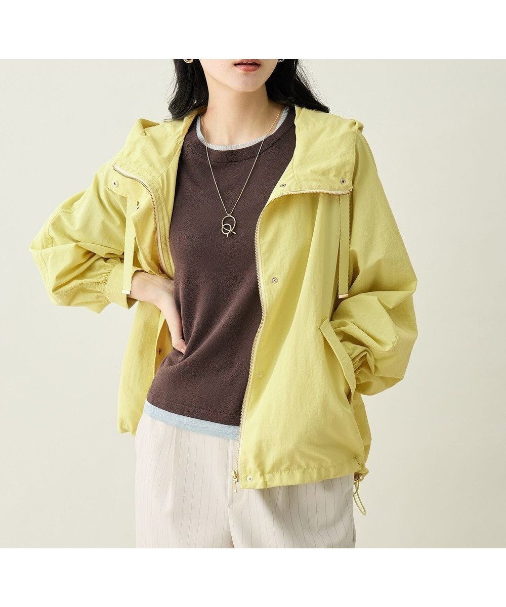 【エニー/ANY】の撥水マウンテンパーカー インテリア・キッズ・メンズ・レディースファッション・服の通販 founy(ファニー) 　ファッション　Fashion　レディースファッション　Fashion for Women　アウター　Coat / Outerwear Collection　レディースジャケット・軽アウター　Jackets　春　Spring　ジャケット　Jacket, Outerwear　スピンドル　Spindle, Drawcord　パーカー　Hoodie, Parka　S/S・春夏　SS, Spring/Summer, Warm Season　夏　Summer　イエロー|ID: prp329100004925740 ipo3291000000036962750