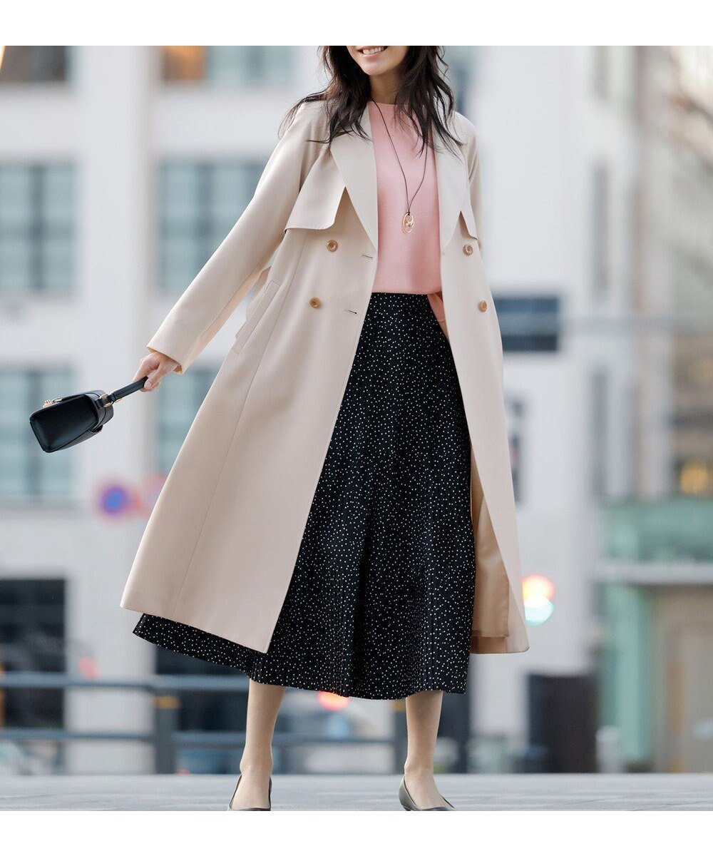 【エニィ スィス/any SiS】のエレガントロング トレンチ コート 人気、トレンドファッション・服の通販 founy(ファニー) 　ファッション　Fashion　レディースファッション　Fashion for Women　アウター　Coat / Outerwear Collection　コート・ロングコート・ピーコート　Long Coats, Peacoats & More　レディースジャケット・軽アウター　Jackets　トレンチコート / 春秋の定番アウター　Trench Coats　春　Spring　クラシカル　Classical, Vintage-Inspired　ジャケット　Jacket, Outerwear　スリーブ　Sleeve, Long Sleeve / Short Sleeve　トレンチ　Trench, Trench Coat　定番　Standard, Basic Item　ポケット　Pocket, Pocket Detail　S/S・春夏　SS, Spring/Summer, Warm Season　おすすめ　Recommended / Our Picks　夏　Summer　エレガント 上品　Elegant　セレモニー　Ceremony　新作・新入荷　New Arrivals / New In　ビジネス 仕事 通勤　Business / Work / Commuting　 other-1|ID: prp329100004925742 ipo3291000000036962756