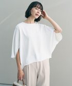 【アンフィーロ 自由区/UNFILO】のジョーゼット ドルマンプルオーバー オフ|ID: prp329100004925747 ipo3291000000036962784