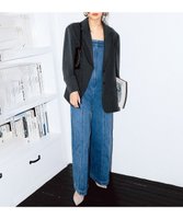 【アンフィーロ 自由区/UNFILO】のUNFILO DENIM オールインワン 人気、トレンドファッション・服の通販 founy(ファニー) ファッション Fashion レディースファッション Fashion for Women ワンピース Dresses オールインワン・ワンピース Dresses and Jumpsuits サロペット&オールインワン Dungarees & Jumpsuit Styles インナー Innerwear 春 Spring 軽量 Lightweight, Ultra Light ジャケット Jacket, Outerwear ストレッチ Stretch, Stretchy Fabric デニム Denim, Jeans Material バランス Balance, Style Balance フィット Fit, Slim Fit フレア Flare, Flared ポケット Pocket, Pocket Detail マニッシュ Mannish, Boyish ラップ Wrap, Wrap Design S/S・春夏 SS, Spring/Summer, Warm Season 再入荷 Restock / Back in Stock おすすめ Recommended / Our Picks 夏 Summer 新作・新入荷 New Arrivals / New In |ID:prp329100004926003