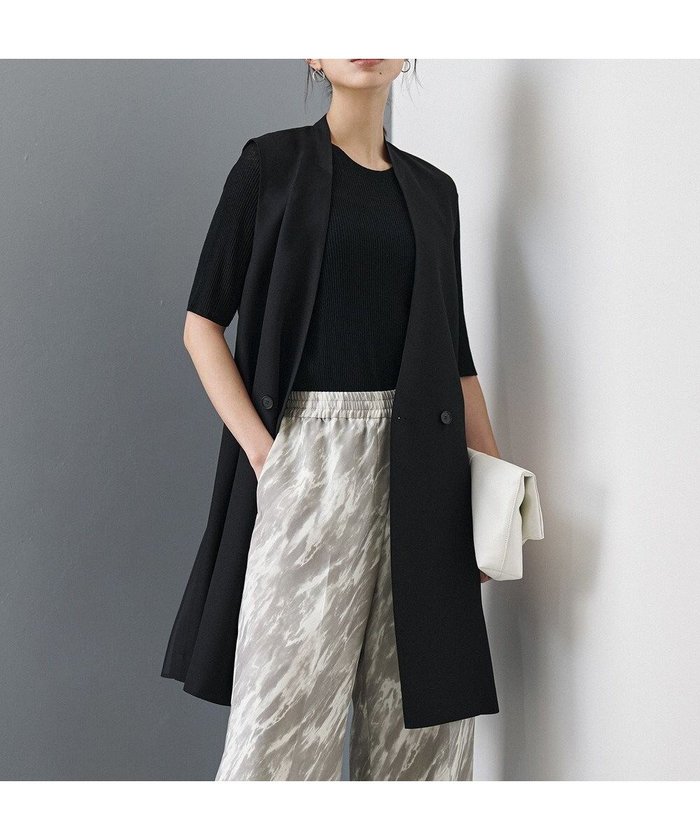 【アイシービー/iCB】のFluidBackSatin シアーコンビジレ インテリア・キッズ・メンズ・レディースファッション・服の通販 founy(ファニー) https://founy.com/ ファッション Fashion レディースファッション Fashion for Women アウター Coat / Outerwear Collection トップス・カットソー Cut & Sew Tops ベスト&ジレ / 重ね着スタイル Vests & Gilets 春 Spring サテン Satin, Glossy Fabric シアー Sheer, See-Through セットアップ Set-Up, Coordinated Outfit なめらか Smooth, Silky Texture ベスト Vest, Waistcoat ミドル Middle Length, Mid Height ワイド Wide, Wide Fit S/S・春夏 SS, Spring/Summer, Warm Season 夏 Summer セレモニー Ceremony ビジネス 仕事 通勤 Business / Work / Commuting 2026年 2026 |ID: prp329100004926053 ipo3291000000036963644