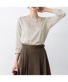 【23区/NIJYUSANKU】の【洗える】サテン ロングスリーブ Tシャツ ブラウン系|ID: prp329100004926057 ipo3291000000036963667