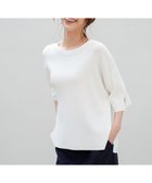 【エニィ スィス/any SiS】の【アイスタッチ】ボートネックニット プルオーバー オフ|ID: prp329100004926065 ipo3291000000036963722