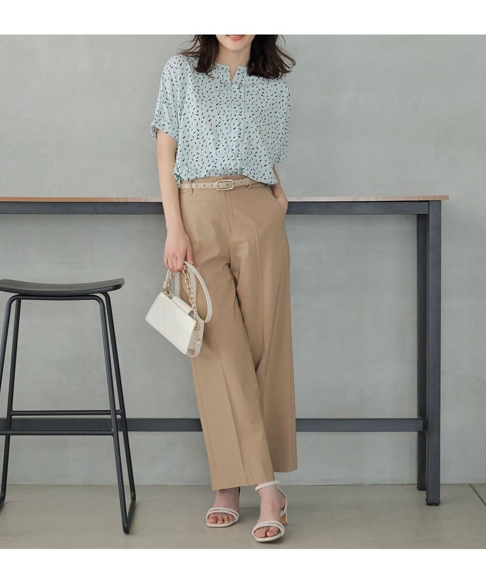 【エニィ スィス/any SiS】のエアリーストレッチ ワイドパンツ インテリア・キッズ・メンズ・レディースファッション・服の通販 founy(ファニー) 　ファッション　Fashion　レディースファッション　Fashion for Women　パンツ　Pants & Trousers　春　Spring　ストレッチ　Stretch, Stretchy Fabric　センター　Center, Center Line　トレンド　Trend, Trending Now　パターン　Pattern, Design Print　フィット　Fit, Slim Fit　ポケット　Pocket, Pocket Detail　リラックス　Relax, Relaxed Fit　ワイド　Wide, Wide Fit　S/S・春夏　SS, Spring/Summer, Warm Season　おすすめ　Recommended / Our Picks　夏　Summer　新作・新入荷　New Arrivals / New In　ビジネス 仕事 通勤　Business / Work / Commuting　ベージュ|ID: prp329100004926096 ipo3291000000036963851