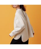 【アンフィーロ 自由区/UNFILO】の【新色登場/WEB限定】BEAUTY FORM JERSEY バックZIPプルオーバー クリーム|ID: prp329100004926132 ipo3291000000036964035