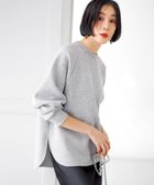 【アンフィーロ 自由区/UNFILO】の【新色登場/WEB限定】BEAUTY FORM JERSEY バックZIPプルオーバー グレー|ID: prp329100004926132 ipo3291000000036964039