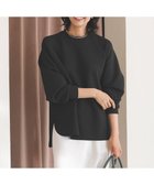 【アンフィーロ 自由区/UNFILO】の【新色登場/WEB限定】BEAUTY FORM JERSEY バックZIPプルオーバー ブラック|ID: prp329100004926132 ipo3291000000036964040