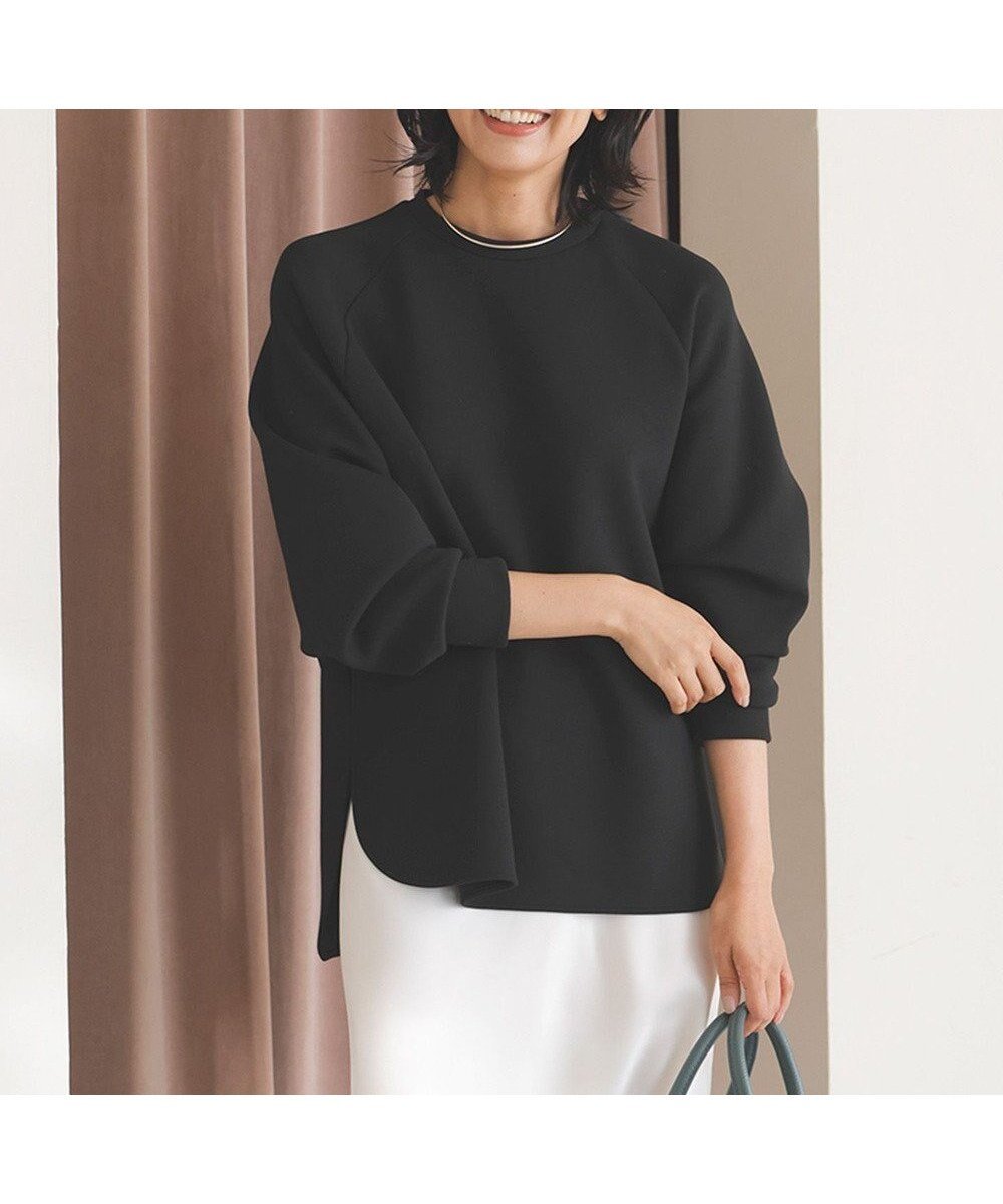 【アンフィーロ 自由区/UNFILO】の【新色登場/WEB限定】BEAUTY FORM JERSEY バックZIPプルオーバー インテリア・キッズ・メンズ・レディースファッション・服の通販 founy(ファニー) ファッション Fashion レディースファッション Fashion for Women トップス・カットソー Cut & Sew Tops シャツ・ブラウス・オフィスカジュアル Elegant Blouses & Button-Ups ロングTシャツ・Tシャツ Longline T-Shirts & Tees カジュアルプルオーバー・ニットトップス Pullovers & Knit Tops / Casual Pullovers カットソー・ベーシックTシャツ Cut-and-Sewn Tops / Stretch Tees & Basics カットソー Cut and Sewn Top 軽量 Lightweight, Ultra Light ジップ Zip, Zipper ストレッチ Stretch, Stretchy Fabric スリット Slit, Slit Detail トレンド Trend, Trending Now フォルム Silhouette, Form A/W・秋冬 Autumn/Winter S/S・春夏 SS, Spring/Summer, Warm Season 夏 Summer 新作・新入荷 New Arrivals / New In ブラック|ID: prp329100004926132 ipo3291000000036964040