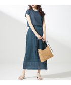 【エニィ スィス/any SiS】の【2点セット】ニット セットアップ 人気、トレンドファッション・服の通販 founy(ファニー) ファッション Fashion レディースファッション Fashion for Women ワンピース Dresses セットアップ Set-Up, Coordinated Outfit エレガント 上品 Elegant 夏 Summer A/W・秋冬 Autumn/Winter thumbnail ブルーグリーン|ID: prp329100004926152 ipo3291000000036964166