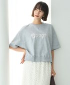 【アンフィーロ 自由区/UNFILO】のライトウェイト ロゴスウェット 人気、トレンドファッション・服の通販 founy(ファニー) ファッション Fashion レディースファッション Fashion for Women トップス・カットソー Cut & Sew Tops レディースパーカー・カジュアルフーディー Casual Hoodies & Sweatshirts スウェット・クルーネックトップス Sweatshirts & Crewnecks / Relaxed Fit Sweat Tops 春 Spring 吸水 Absorbent, Quick-Dry スウェット / スエット Sweatshirt, Sweatwear ストレッチ Stretch, Stretchy Fabric タンブラー Tumbler, Travel Mug フロント Front, Front Design リラックス Relax, Relaxed Fit ループ Loop, Loop Knit S/S・春夏 SS, Spring/Summer, Warm Season 夏 Summer thumbnail トップグレー|ID: prp329100004926192 ipo3291000000036964356