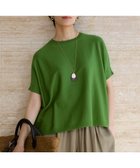 【自由区/JIYU-KU】の【カタログ掲載】ドライシアーファインゲージプルオーバー ニット グリーン|ID: prp329100004926218 ipo3291000000036964470