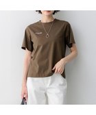 【23区/NIJYUSANKU】の【Oggi掲載】バック刺繍 メッセージロゴ Tシャツ ブラウン系|ID: prp329100004926228 ipo3291000000036964504