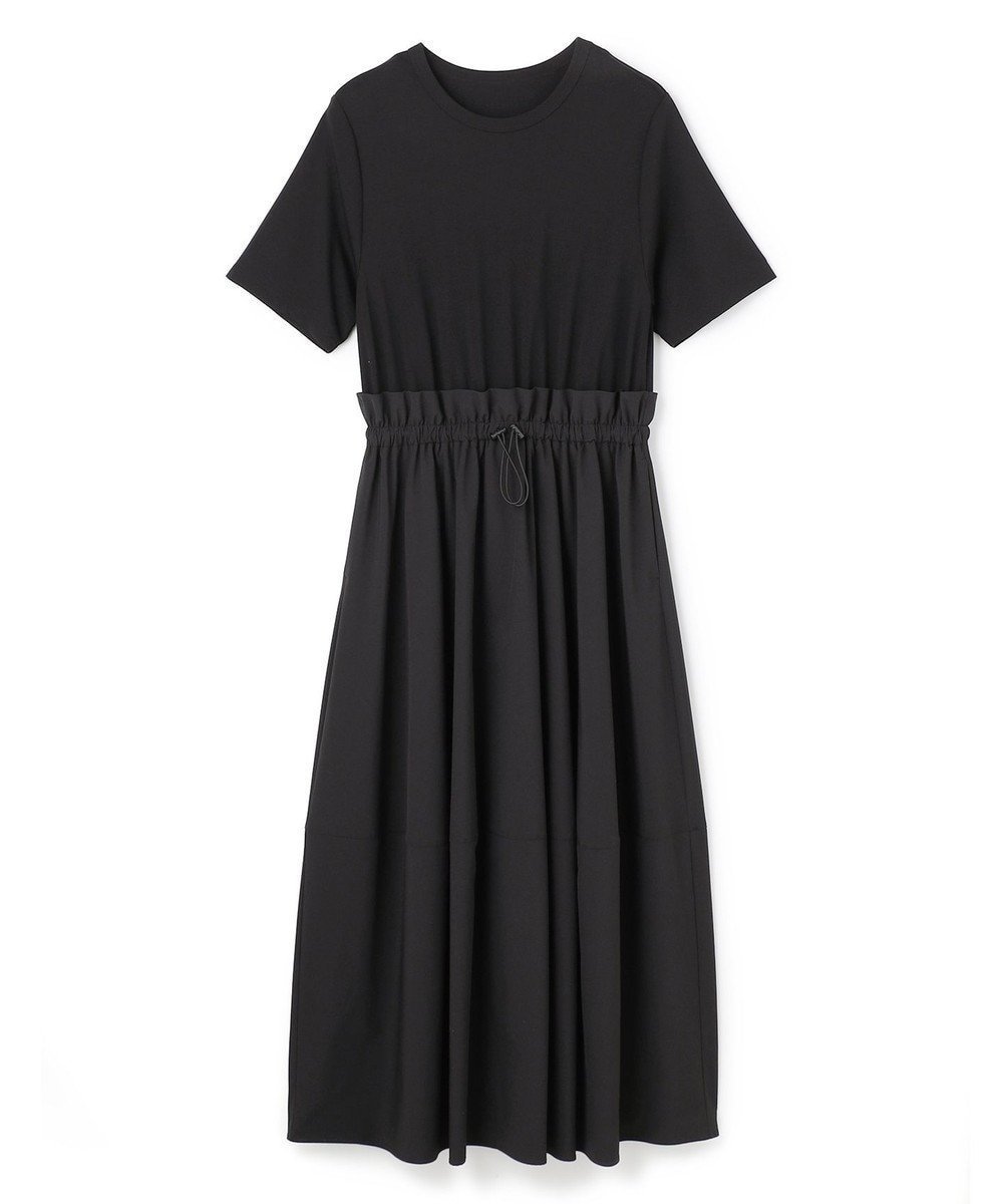 【アンフィーロ 自由区/UNFILO】の【VERY掲載】BEAUTY FORM-T コンビワンピース インテリア・キッズ・メンズ・レディースファッション・服の通販 founy(ファニー) 　雑誌掲載アイテム　Magazine Picks & Fashion Features　ファッション雑誌　Fashion Magazines　ヴェリィ　VERY　ファッション　Fashion　レディースファッション　Fashion for Women　ワンピース　Dresses　春　Spring　5月号　May Issue　コンビ　Combo, Combination Style　吸水　Absorbent, Quick-Dry　サンダル　Sandals, Summer Shoes　ストレッチ　Stretch, Stretchy Fabric　スニーカー　Sneakers, Trainers　セットアップ　Set-Up, Coordinated Outfit　雑誌　Magazine, Fashion Magazine　フリル　Frill, Ruffle　ポケット　Pocket, Pocket Detail　S/S・春夏　SS, Spring/Summer, Warm Season　夏　Summer　旅行　Travel　ブラック×ブラック|ID: prp329100004926241 ipo3291000000036964559