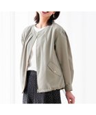 【エニィ スィス/any SiS】の【BAILA掲載/花粉リリース】スプリングコンフォート ブルゾン ライトカーキ|ID: prp329100004926254 ipo3291000000036964599