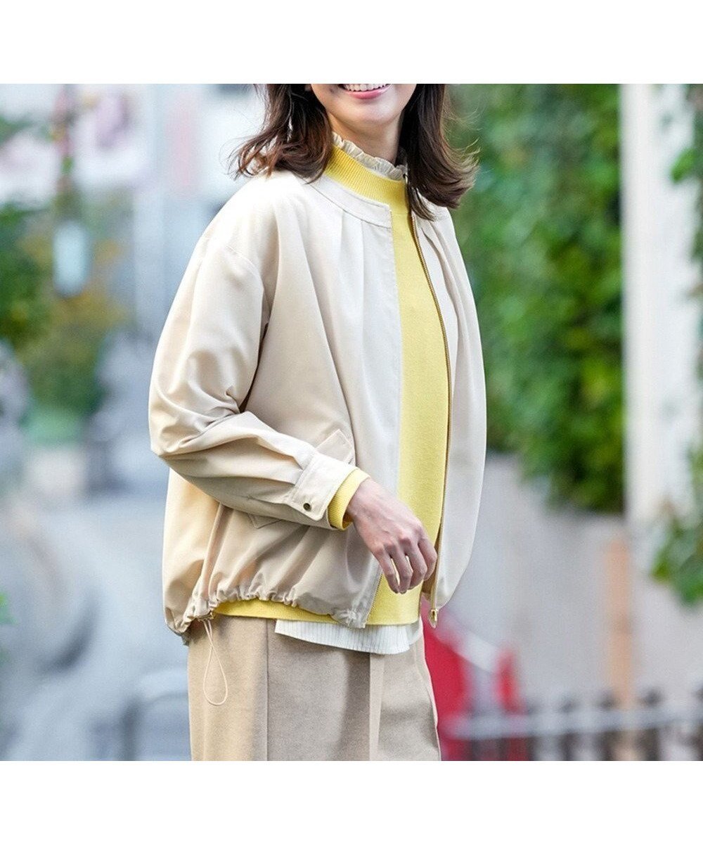 【エニィ スィス/any SiS】の【BAILA掲載/花粉リリース】スプリングコンフォート ブルゾン インテリア・キッズ・メンズ・レディースファッション・服の通販 founy(ファニー) 　雑誌掲載アイテム　Magazine Picks & Fashion Features　ファッション雑誌　Fashion Magazines　バイラ　BAILA　ファッション　Fashion　レディースファッション　Fashion for Women　アウター　Coat / Outerwear Collection　レディースジャケット・軽アウター　Jackets　ブルゾンジャケット・スポーティアウター　Blouson Jackets　春　Spring　ジャケット　Jacket, Outerwear　雑誌　Magazine, Fashion Magazine　バルーン　Balloon, Balloon Silhouette　ブルゾン　Blouson, Bomber Jacket　ポケット　Pocket, Pocket Detail　S/S・春夏　SS, Spring/Summer, Warm Season　おすすめ　Recommended / Our Picks　夏　Summer　エレガント 上品　Elegant　新作・新入荷　New Arrivals / New In　ビジネス 仕事 通勤　Business / Work / Commuting　アイボリー|ID: prp329100004926254 ipo3291000000036964602