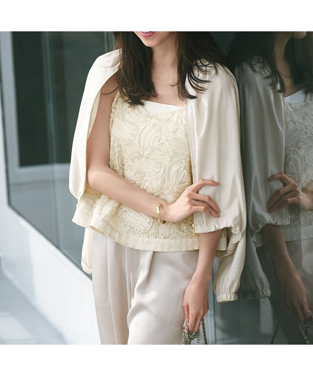 【23区/NIJYUSANKU】の【速乾性/接触冷感】シアータンブラー ブルゾン 人気、トレンドファッション・服の通販 founy(ファニー) 　ファッション　Fashion　レディースファッション　Fashion for Women　アウター　Coat / Outerwear Collection　レディースジャケット・軽アウター　Jackets　ブルゾンジャケット・スポーティアウター　Blouson Jackets　春　Spring　ジャケット　Jacket, Outerwear　スリーブ　Sleeve, Long Sleeve / Short Sleeve　ダウン　Down, Puffer　トリミング　Trimming, Decorative Edge　ドレープ　Drape, Draping Fabric　ハーフ　Half, Half-Length　バランス　Balance, Style Balance　ブルゾン　Blouson, Bomber Jacket　ベーシック　Basic, Essential　ボトム　Bottoms, Lower Wear　S/S・春夏　SS, Spring/Summer, Warm Season　夏　Summer　エレガント 上品　Elegant　2025年　2025　2025春夏・S/S　Spring/Summer 2025 SS25　 other-1|ID: prp329100004926269 ipo3291000000036964630