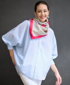 【自由区/JIYU-KU】の【カタログ掲載】フォルム シャツ 人気、トレンドファッション・服の通販 founy(ファニー) ファッション Fashion レディースファッション Fashion for Women トップス・カットソー Cut & Sew Tops シャツ・ブラウス・オフィスカジュアル Elegant Blouses & Button-Ups なめらか Smooth, Silky Texture ギャザー Gathered, Ruffled タイプライター Typewriter Fabric, Crisp Cotton フォルム Silhouette, Form フレア Flare, Flared エレガント 上品 Elegant 夏 Summer 春 Spring S/S・春夏 SS, Spring/Summer, Warm Season 羽織 Haori, Light Jacket ビジネス 仕事 通勤 Business / Work / Commuting thumbnail ブルー|ID: prp329100004926276 ipo3291000000036964645