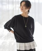 【組曲/KUMIKYOKU】のフラワーメタルドルマン ニット 人気、トレンドファッション・服の通販 founy(ファニー) ファッション Fashion レディースファッション Fashion for Women トップス・カットソー Cut & Sew Tops ニット Knit Tops & Sweaters インナー Innerwear 春 Spring カフス Cuff Design カーディガン Cardigan, Knitwear コンパクト Compact, Small Size ショート Short, Short Length ショール Shawl, Wrap ストレッチ Stretch, Stretchy Fabric ストーン Stone, Gem-Like スリット Slit, Slit Detail スリーブ Sleeve, Long Sleeve / Short Sleeve セーター Sweater, Knitwear ドット Polka Dot, Dot Pattern ボトム Bottoms, Lower Wear メタル Metal, Metal Parts ロング Long, Long-Length S/S・春夏 SS, Spring/Summer, Warm Season 夏 Summer エレガント 上品 Elegant thumbnail ブラック系|ID: prp329100004926323 ipo3291000000036964742