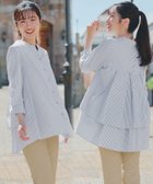 【ティアクラッセ/Tiaclasse】のバックタックフレアチュニック 人気、トレンドファッション・服の通販 founy(ファニー) ファッション Fashion レディースファッション Fashion for Women トップス・カットソー Cut & Sew Tops シャツ・ブラウス・オフィスカジュアル Elegant Blouses & Button-Ups アクセサリー Fashion Accessories 春 Spring 洗える Machine Washable カーディガン Cardigan, Knitwear 切替 Switching, Contrast Panel スキッパー Skipper, Open Collar ストライプ Stripe, Striped Pattern チュニック Tunic, Long Top 長袖 Long Sleeve, Full Sleeve ポケット Pocket, Pocket Detail 無地 Plain, Solid Color ロング Long, Long-Length S/S・春夏 SS, Spring/Summer, Warm Season 再入荷 Restock / Back in Stock おすすめ Recommended / Our Picks 夏 Summer 新作・新入荷 New Arrivals / New In thumbnail ネイビーストライプ|ID: prp329100004926355 ipo3291000000036964885