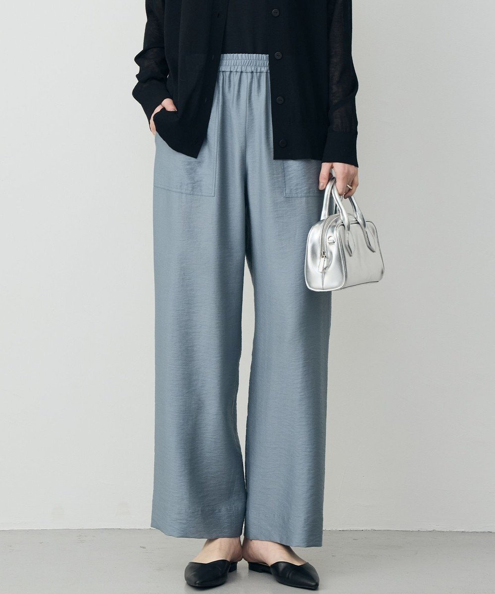 【アイシービー/iCB】のワッシャーツイル ワイドストレートパンツ インテリア・キッズ・メンズ・レディースファッション・服の通販 founy(ファニー) 　ファッション　Fashion　レディースファッション　Fashion for Women　パンツ　Pants & Trousers　春　Spring　ストレート　Straight, Straight Cut　ツイル　Twist, Twisted Detail　フロント　Front, Front Design　ワイド　Wide, Wide Fit　ワーク　Workwear, Utility Style　S/S・春夏　SS, Spring/Summer, Warm Season　夏　Summer　2026年　2026　プルシアンブルー|ID: prp329100004926360 ipo3291000000036964909