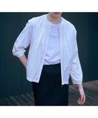 【ジェイ プレス/J.PRESS】の【接触冷感・洗える】シアー ブルゾン オフホワイト系|ID: prp329100004926389 ipo3291000000036965044